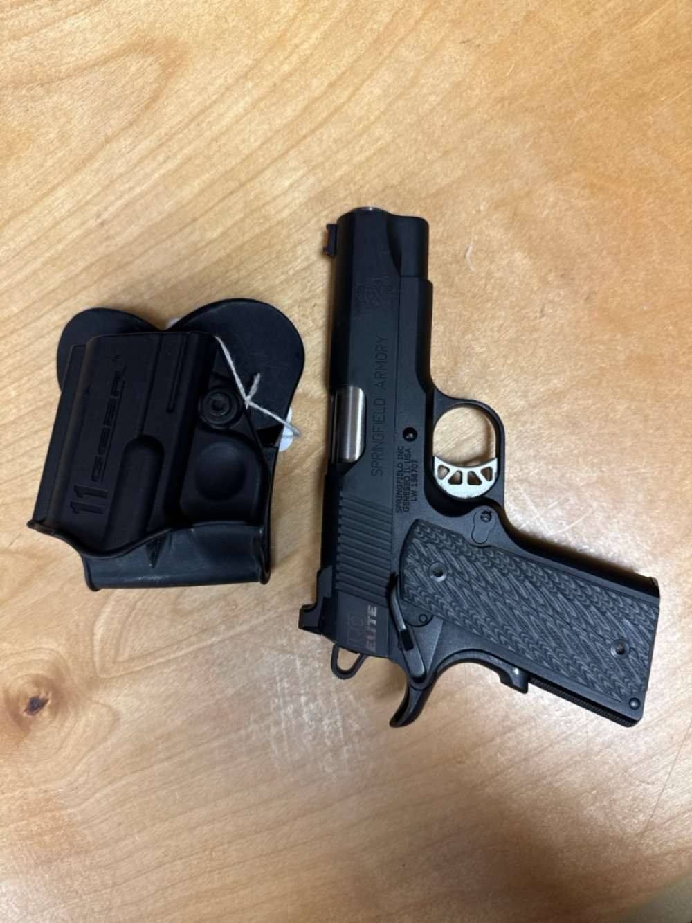 Springfield Armory 1911 RO Elite Compact - 9x19 - GC - PENNY! .01! NR!-img-1