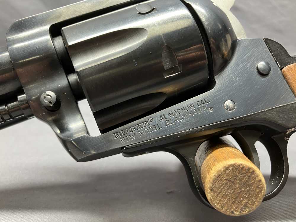 Excellent 1983 Ruger New Model Blackhawk .41 Mag, 6.5" Barrel, Factory Box-img-5
