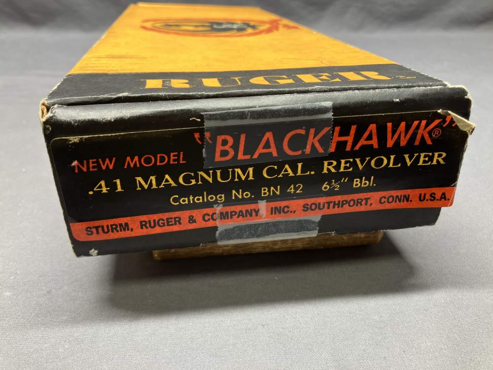 Excellent 1983 Ruger New Model Blackhawk .41 Mag, 6.5" Barrel, Factory Box-img-24