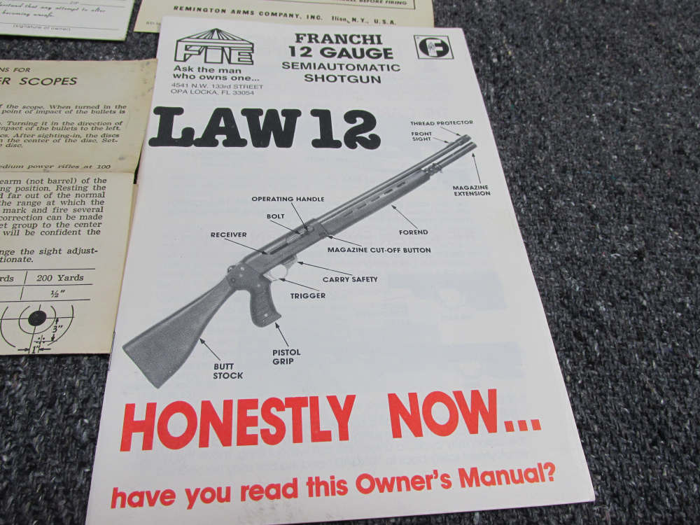 LOT OF RIFLE, SHOTGUN & PISTOL MANUALS; BROWNING, UZI, WEATHERBY-img-12