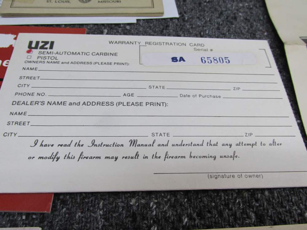 LOT OF RIFLE, SHOTGUN & PISTOL MANUALS; BROWNING, UZI, WEATHERBY-img-7