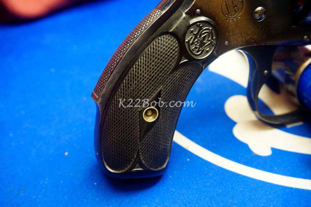 Smith & Wesson S&W 32 2nd Model New Departure Safety Hammerless 3" Blue -img-1