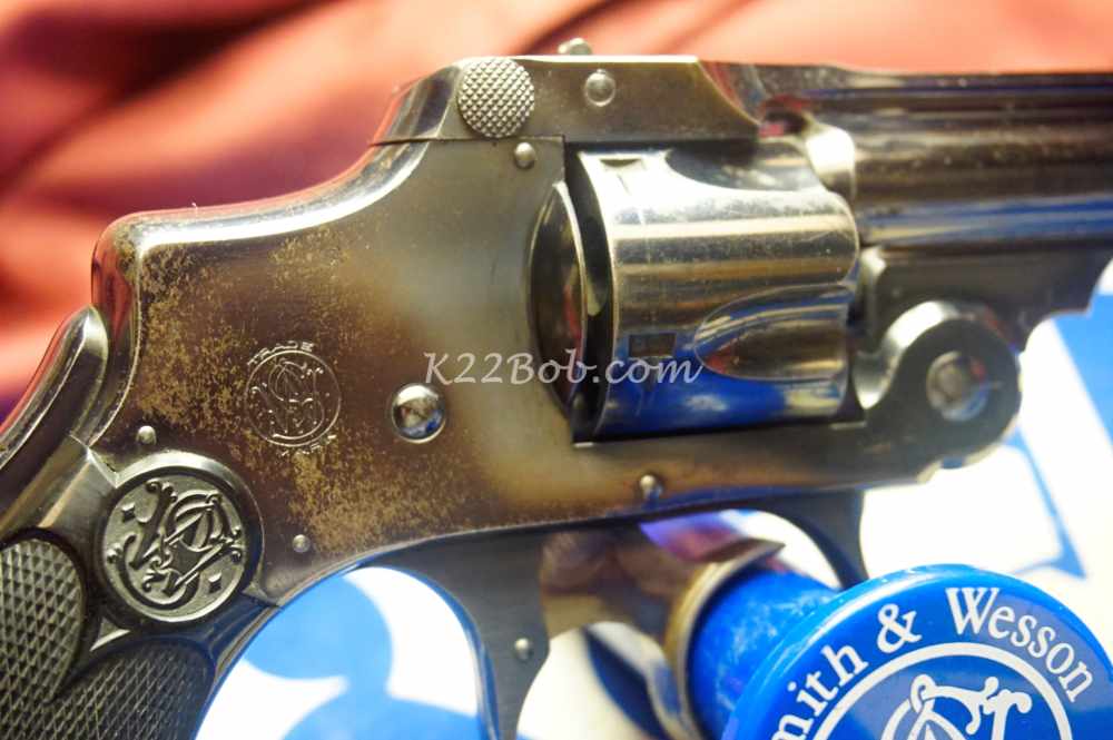 Smith & Wesson S&W 32 2nd Model New Departure Safety Hammerless 3" Blue -img-3