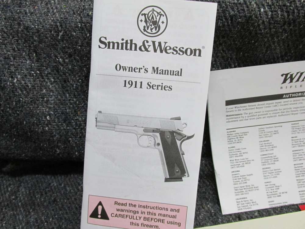 LOT OF SMITH & WESSON AND WINCHESTER MANUALS, PAPER WRAP, MUCH MORE-img-7