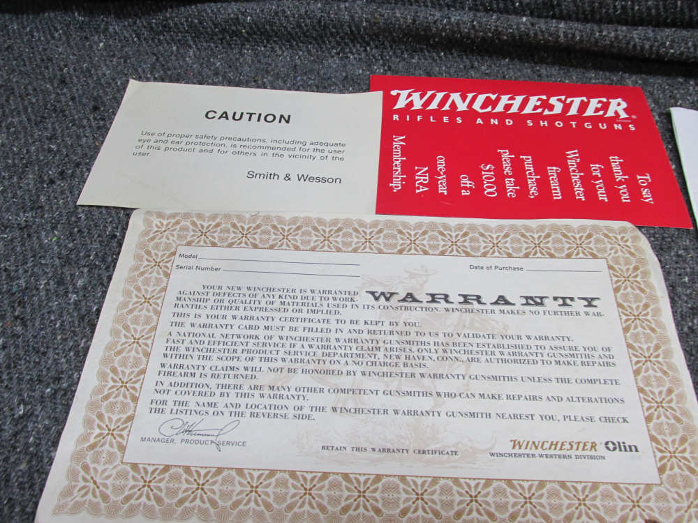 LOT OF SMITH & WESSON AND WINCHESTER MANUALS, PAPER WRAP, MUCH MORE-img-11