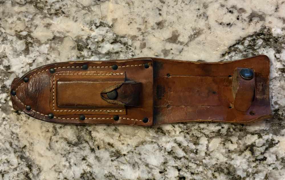 Camillus vintage combat knife with sheath-img-4