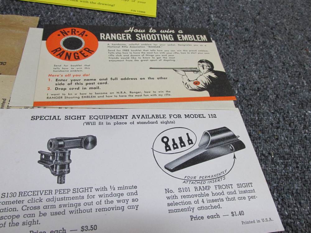 LOT OF MAUSER, RUGER, BERETTA AND MORE MANUALS, ADVERTISEMENTS, HANG TAG-img-17