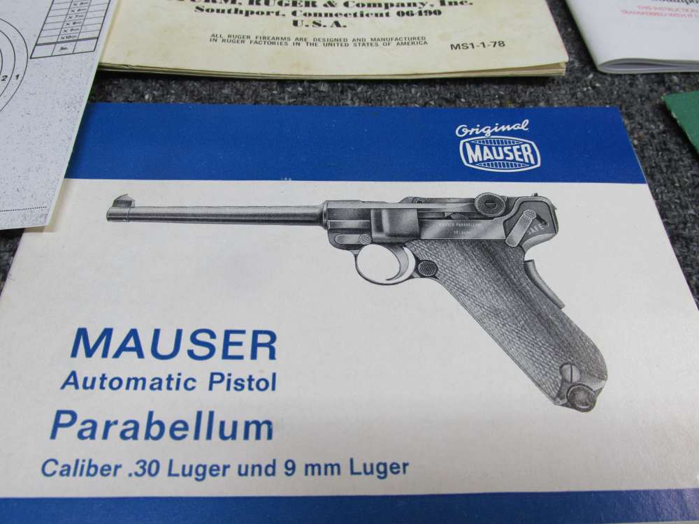 LOT OF MAUSER, RUGER, BERETTA AND MORE MANUALS, ADVERTISEMENTS, HANG TAG-img-8