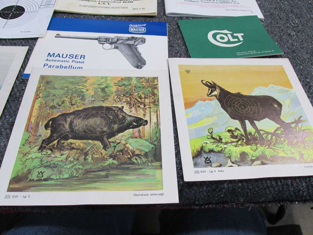 LOT OF MAUSER, RUGER, BERETTA AND MORE MANUALS, ADVERTISEMENTS, HANG TAG-img-2