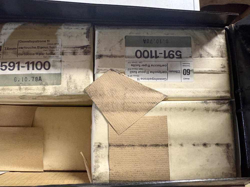  7.5x55 Swiss match grade ammo GP11 partial case + 20 Ppu -img-3