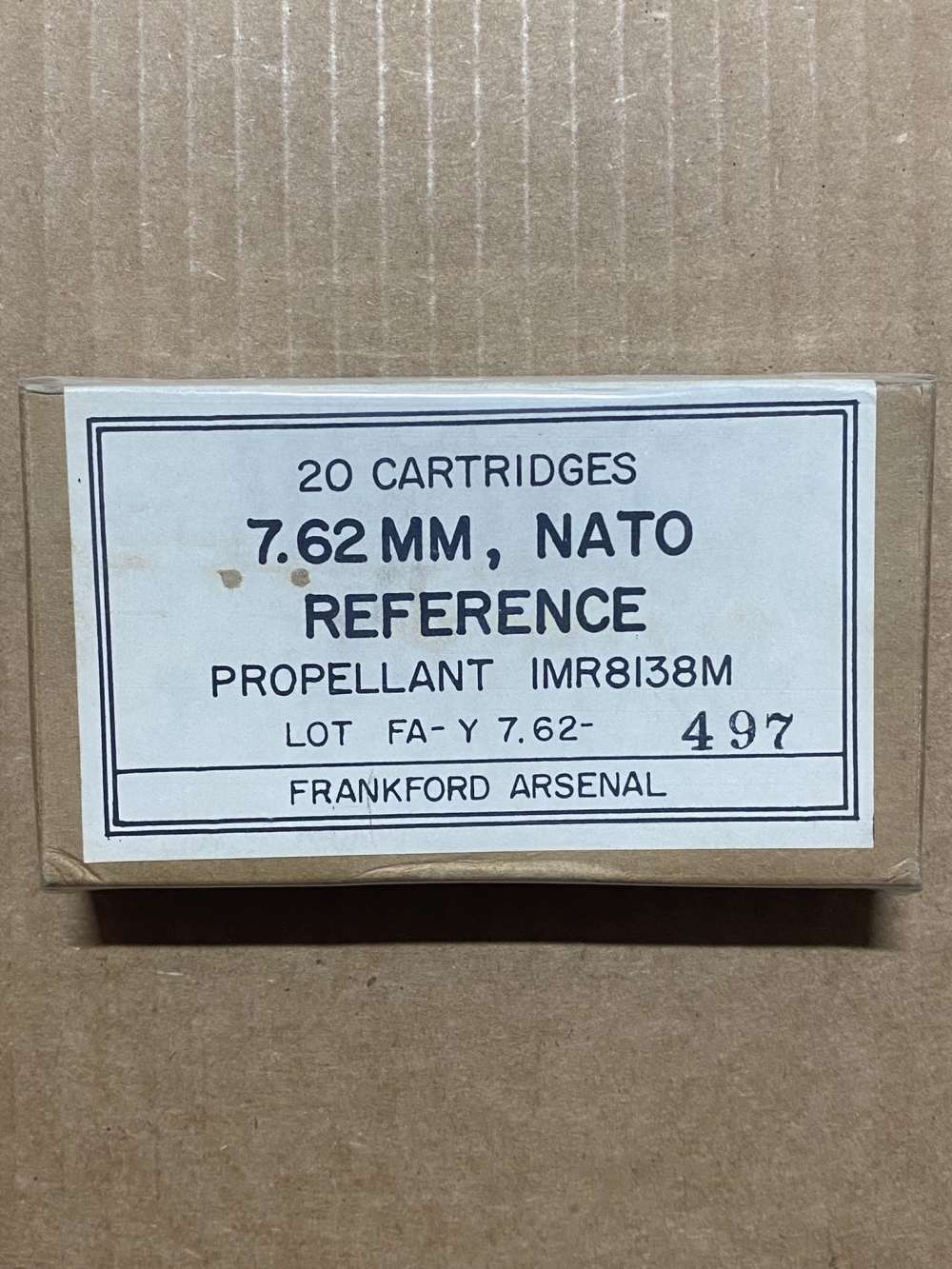 Frankford Arsenal 7.62x51 Reference Load- 20rds-img-0