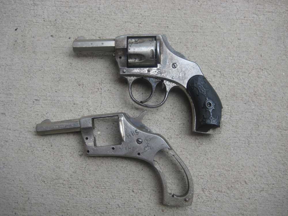 Lot of Two H&R Revolvers for Parts or Repair Antique-img-0