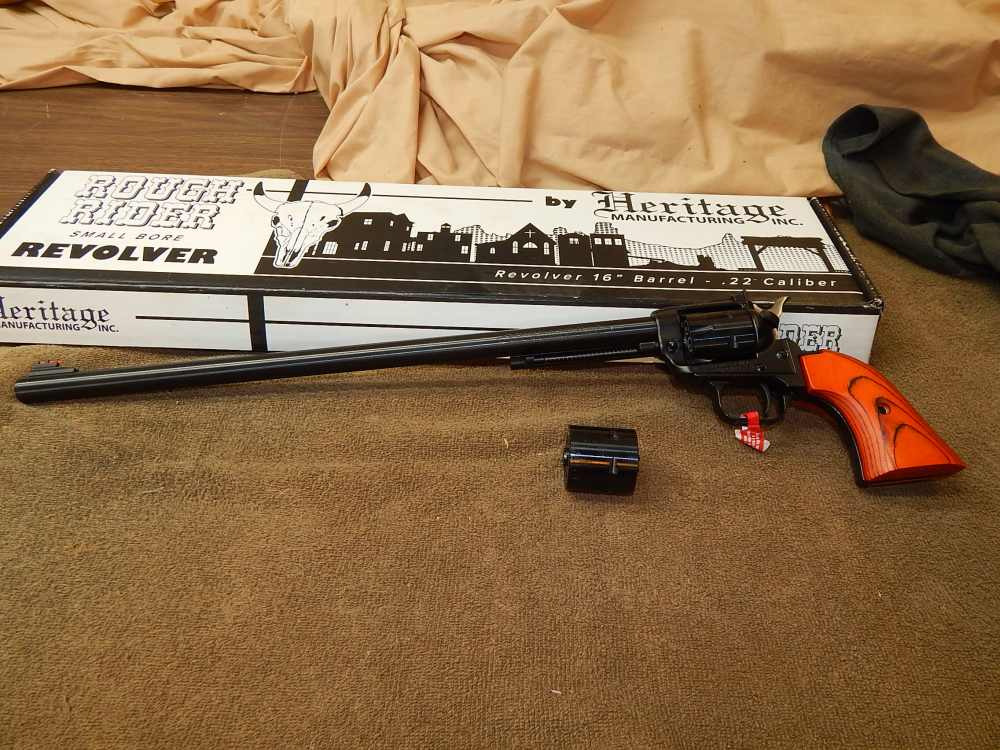 HERITAGE ROUGH RIDER 16" 22 LR & 22MG WIT FULLY ADJUSTABLE SIGHTD -img-0