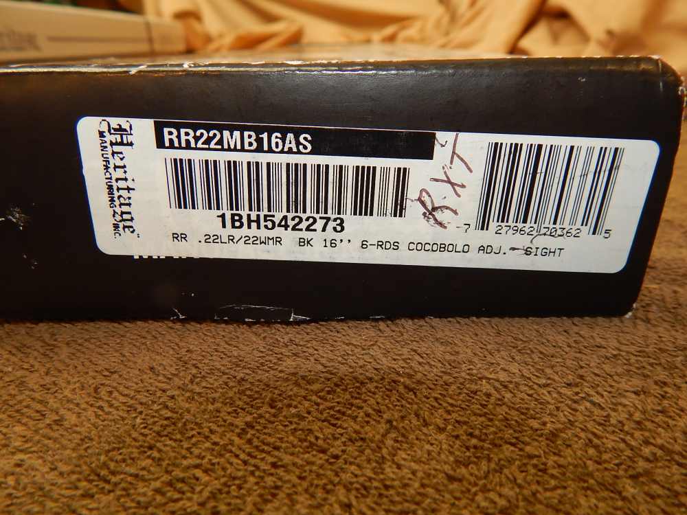 HERITAGE ROUGH RIDER 16" 22 LR & 22MG WIT FULLY ADJUSTABLE SIGHTD -img-2