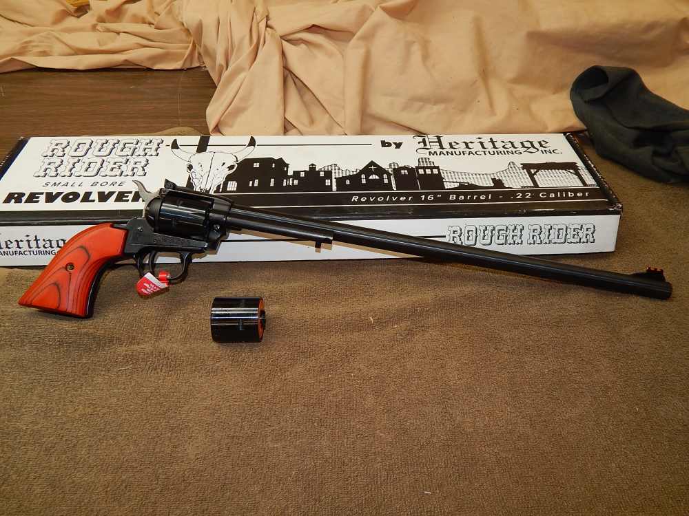 HERITAGE ROUGH RIDER 16" 22 LR & 22MG WIT FULLY ADJUSTABLE SIGHTD -img-1