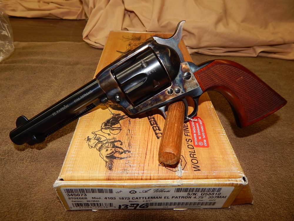 UBERTI 1873 CATTLEMEN EL PATRON BY STOEGER 4 3/4" 357 mag-img-0