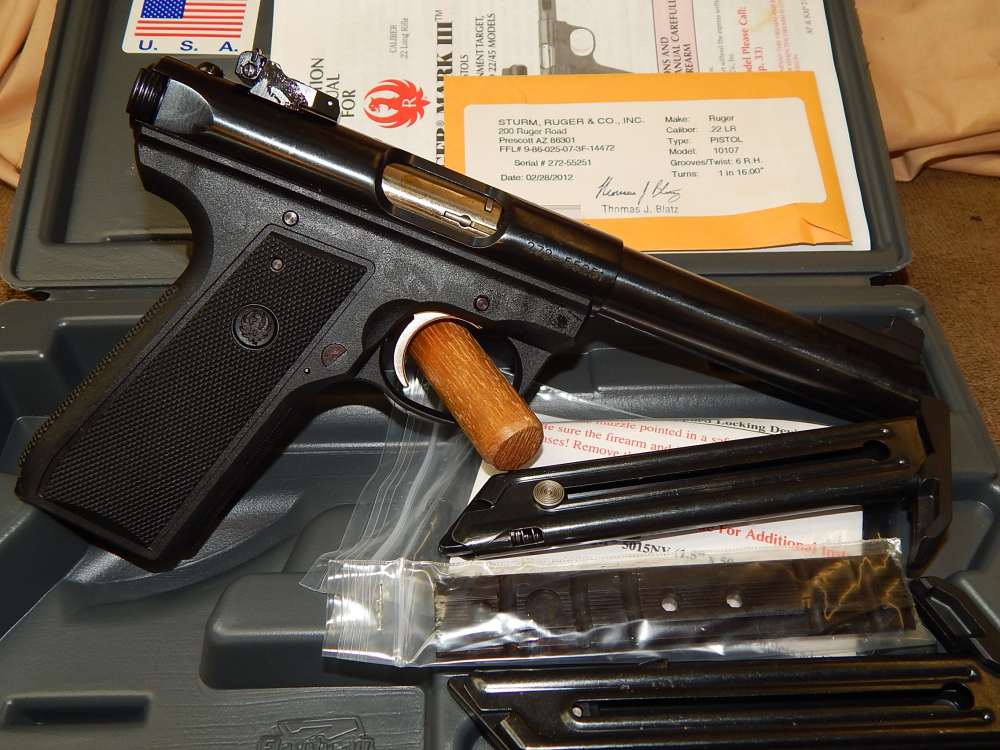 RUGER MKIII P512MKIII 22 LR 5 1/2" BARREL-img-0