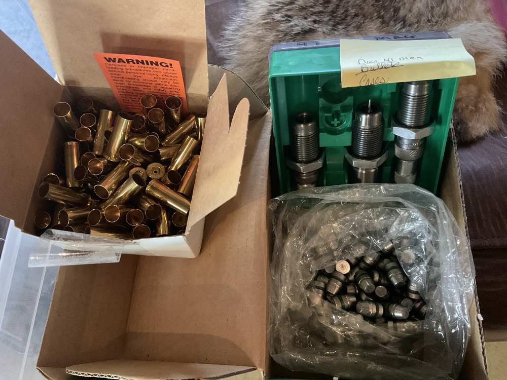 41 Magnum Dies,100 -New Cases, 350+ Bullets   Sale!-img-0