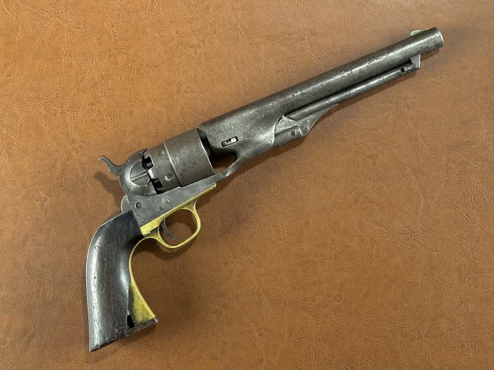 1860 Colt Army .44 Percussion Civil War US Military Revolver & Holster 1863-img-2