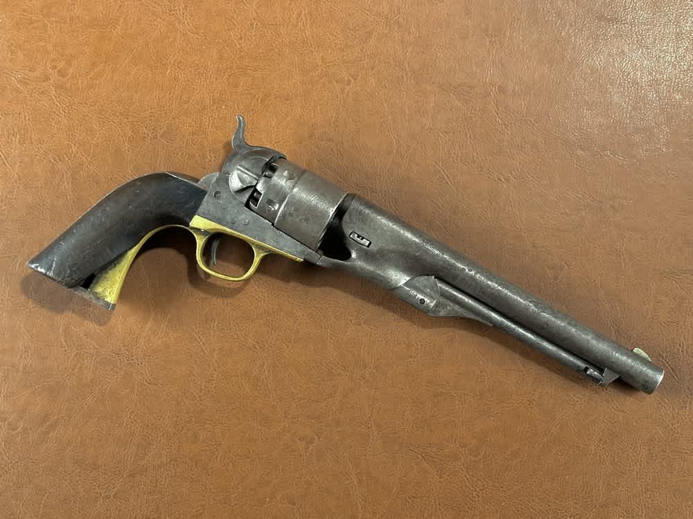 1860 Colt Army .44 Percussion Civil War US Military Revolver & Holster 1863-img-14