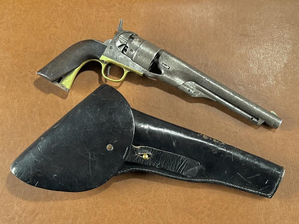 1860 Colt Army .44 Percussion Civil War US Military Revolver & Holster 1863-img-16