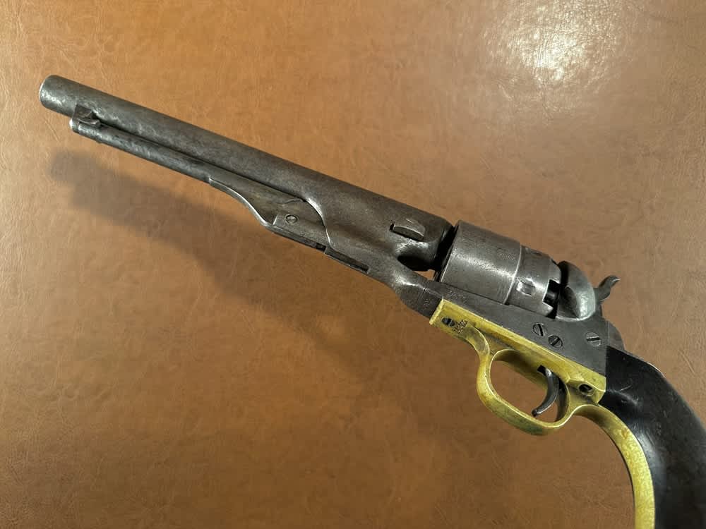1860 Colt Army .44 Percussion Civil War US Military Revolver & Holster 1863-img-5