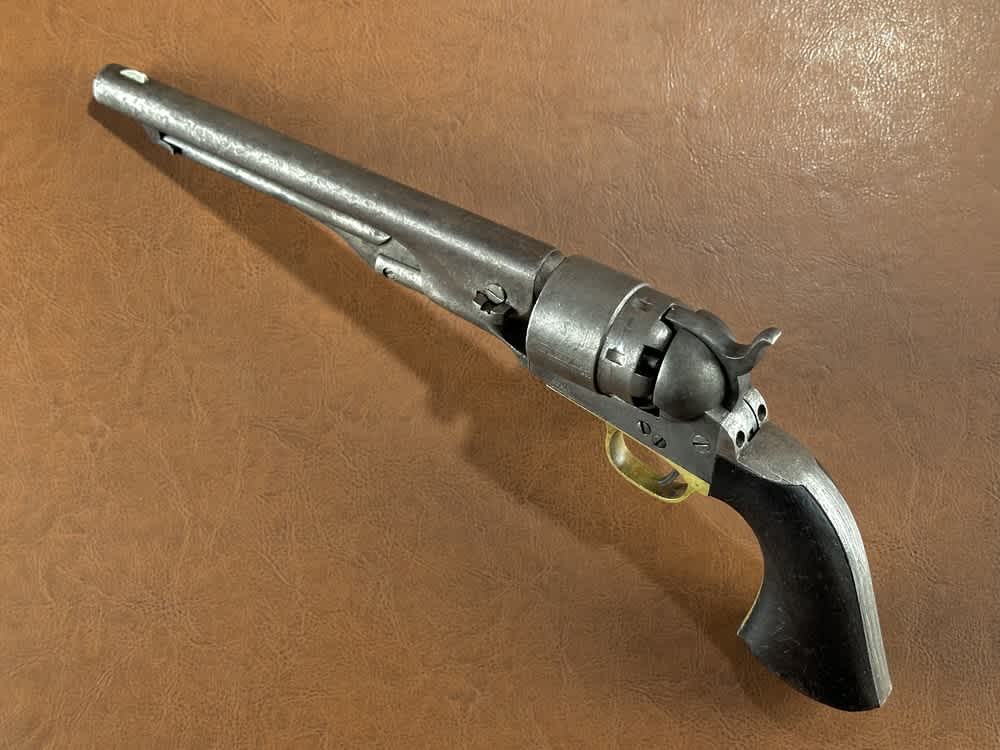 1860 Colt Army .44 Percussion Civil War US Military Revolver & Holster 1863-img-1
