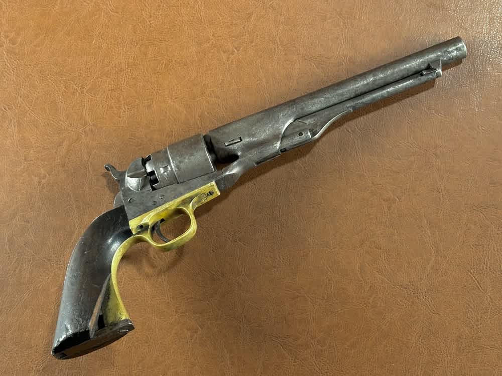 1860 Colt Army .44 Percussion Civil War US Military Revolver & Holster 1863-img-3
