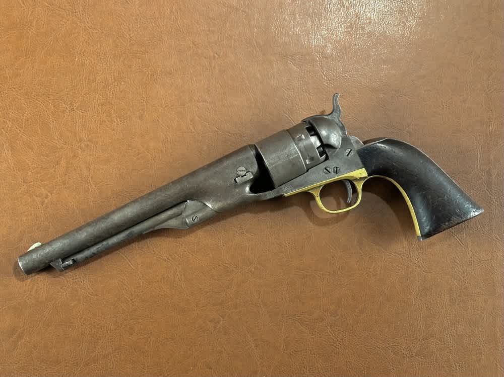 1860 Colt Army .44 Percussion Civil War US Military Revolver & Holster 1863-img-15