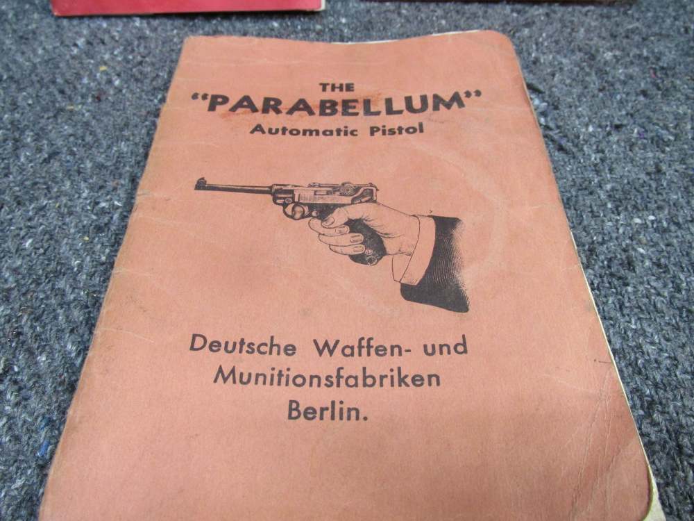 3-"PARABELLUM" LUGER AUTOMATIC PISTOL-CONSTRUCTION-MANUIPULATION-USE-img-1