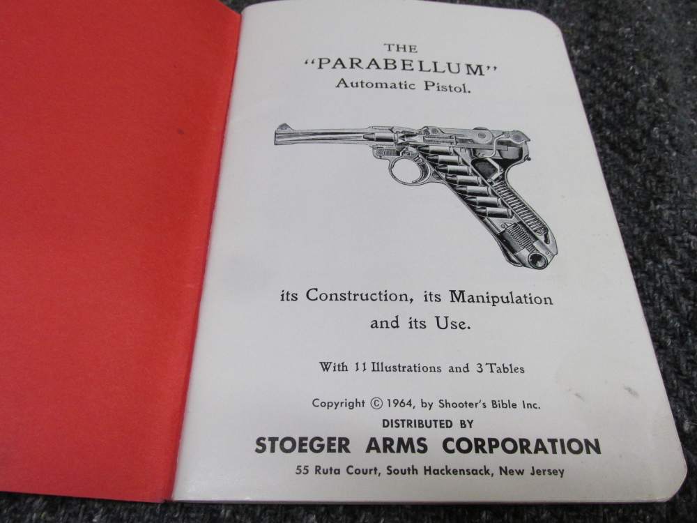 3-"PARABELLUM" LUGER AUTOMATIC PISTOL-CONSTRUCTION-MANUIPULATION-USE-img-11