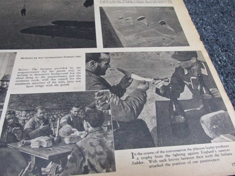 ORIGINAL WWII ERA GERMAN DER ADLER MAGAZINE DATED MAY 16, 1944-img-6
