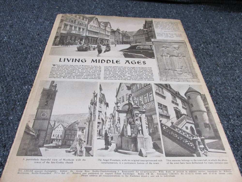 ORIGINAL WWII ERA GERMAN DER ADLER MAGAZINE DATED MAY 16, 1944-img-2