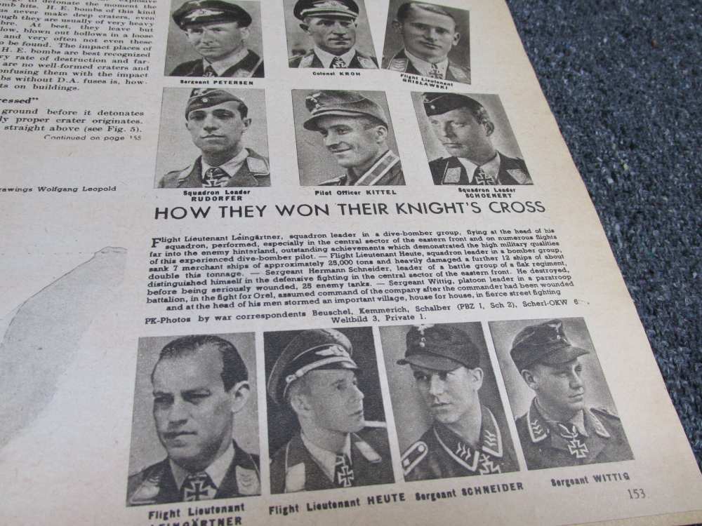 ORIGINAL WWII ERA GERMAN DER ADLER MAGAZINE DATED MAY 16, 1944-img-8