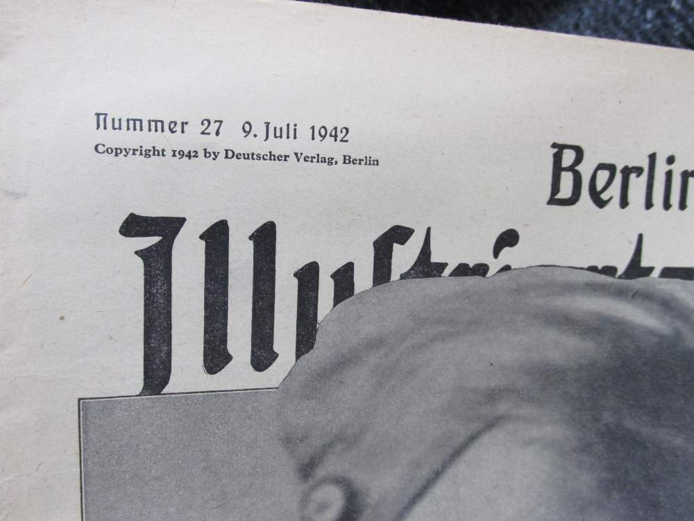 WWII GERMAN BERLINER ILLUSTRIRTE ZEITUNG JULY 9, 1942 MAGAZINE-img-1