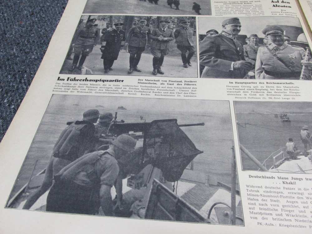 WWII GERMAN BERLINER ILLUSTRIRTE ZEITUNG JULY 9, 1942 MAGAZINE-img-3