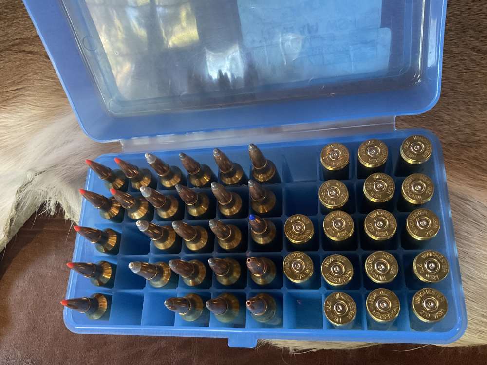 270 WSM  26 Rounds  & 17 Once Fired Custom Loades Various. Sale -img-0