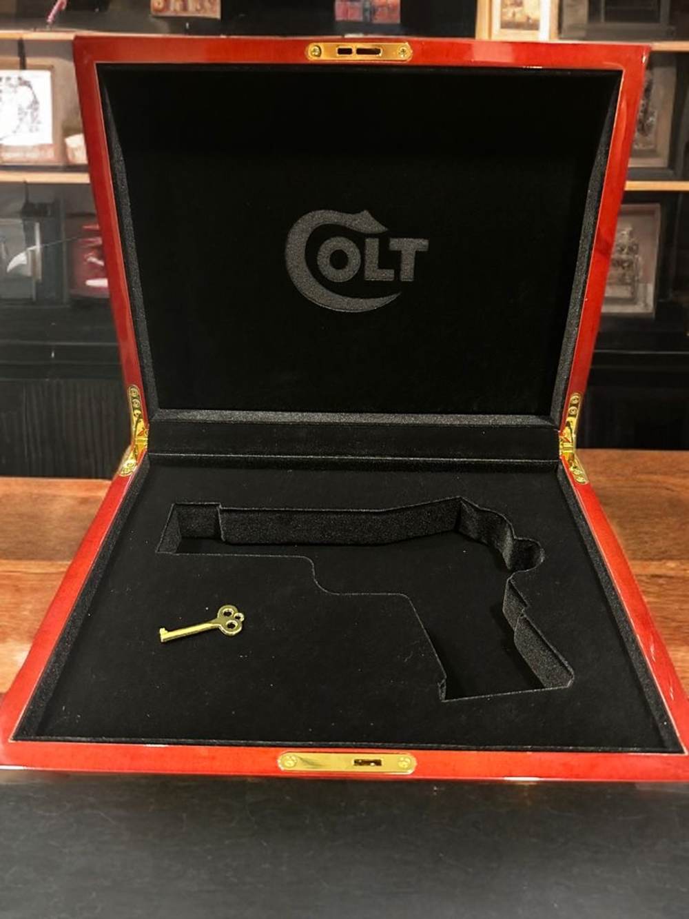 1911 Colt Redwood Display Box -img-0