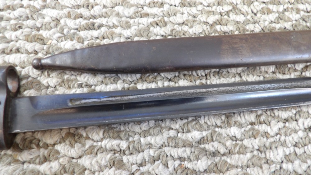  VZ 24 Rifle Bayonet for use on the Czechoslovak 8 mm Mauser W/Frog-img-4