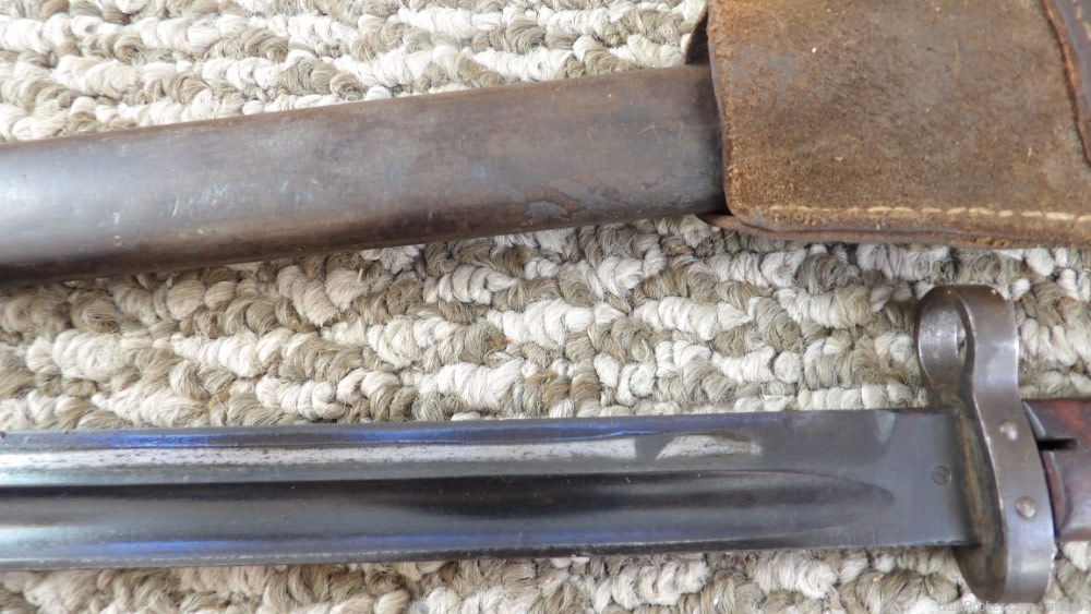   VZ 24 Rifle Bayonet for use on the Czechoslovak 8 mm Mauser W/Frog-img-7