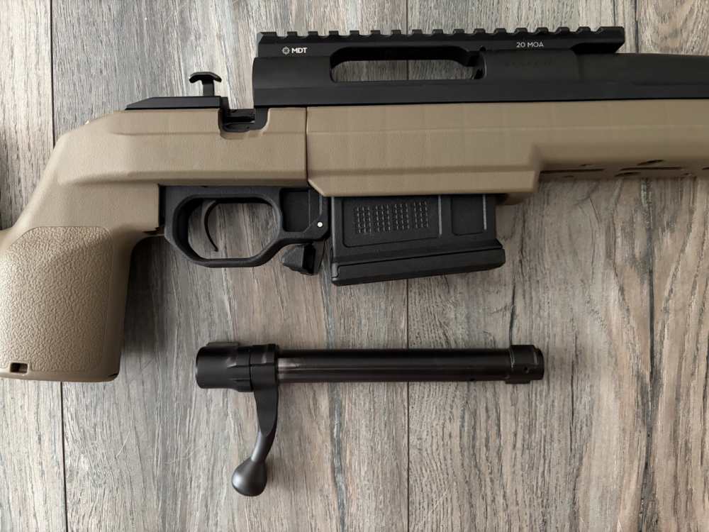 Howa 1500 .308 Win 22" Barreled Action in KRG Bravo Chassis (FDE)-img-2
