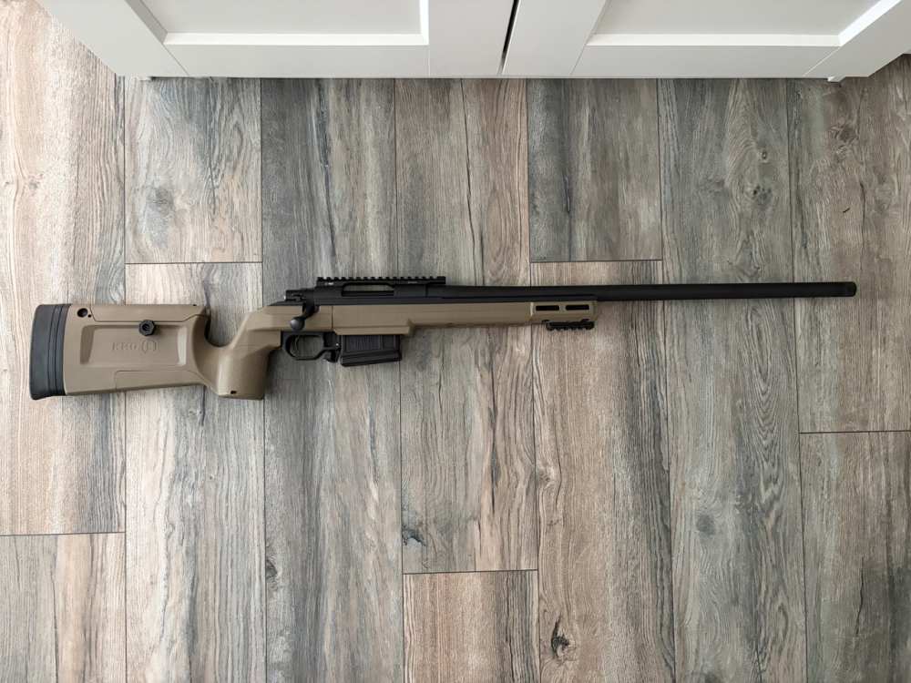 Howa 1500 .308 Win 22" Barreled Action in KRG Bravo Chassis (FDE)-img-0