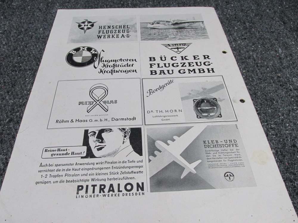 ORIGINAL WWII GERMAN THE SPORT FLYER MAGAZINE DATED JULY 1943-img-2