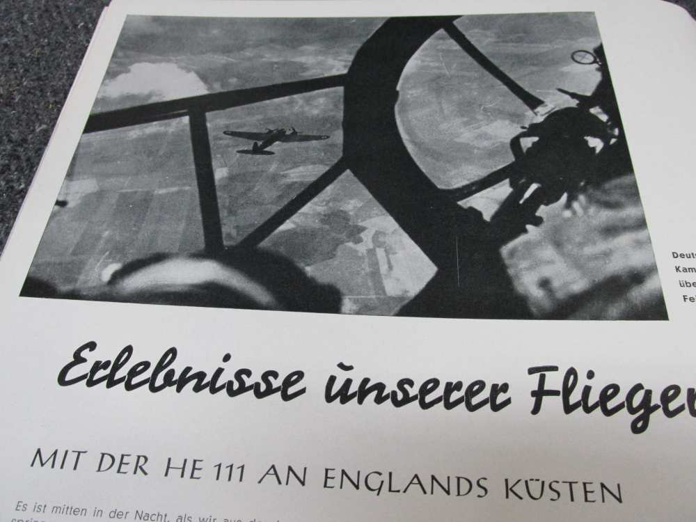 ORIGINAL WWII GERMAN DER FLIEGER AVIATION MAGAZINE DATED 1940-img-5