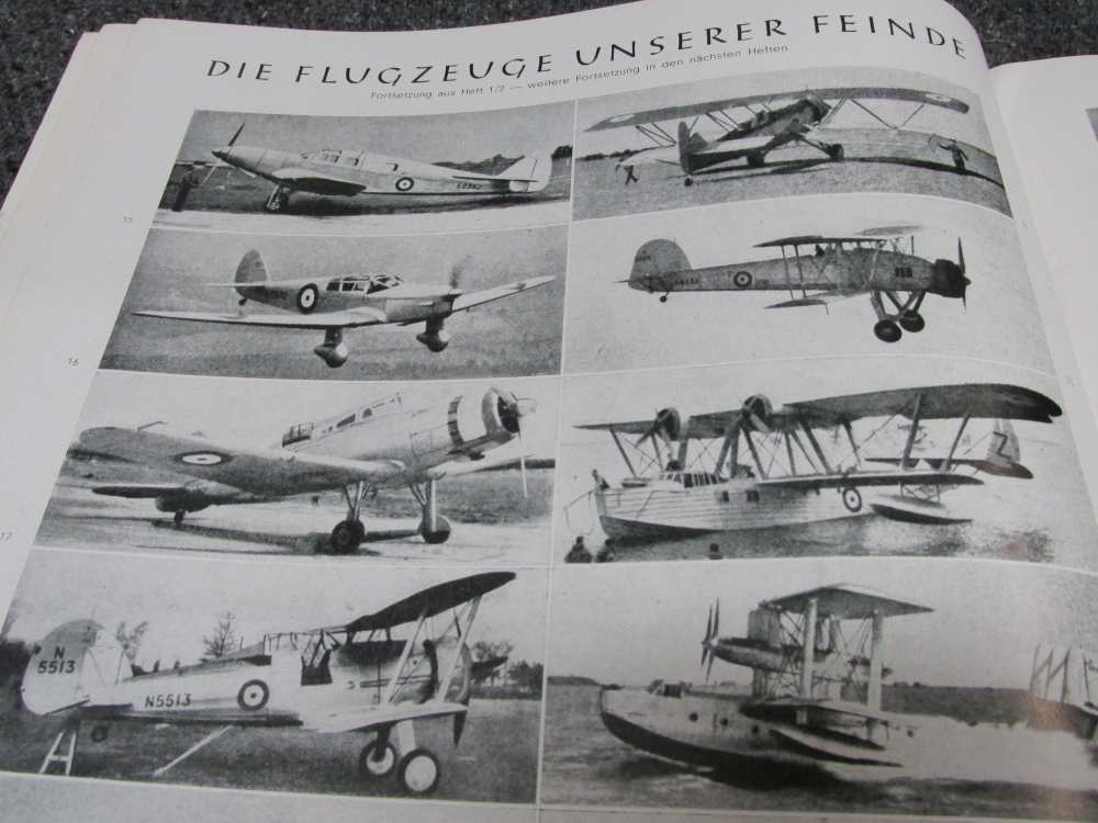 ORIGINAL WWII GERMAN DER FLIEGER AVIATION MAGAZINE DATED 1940-img-8