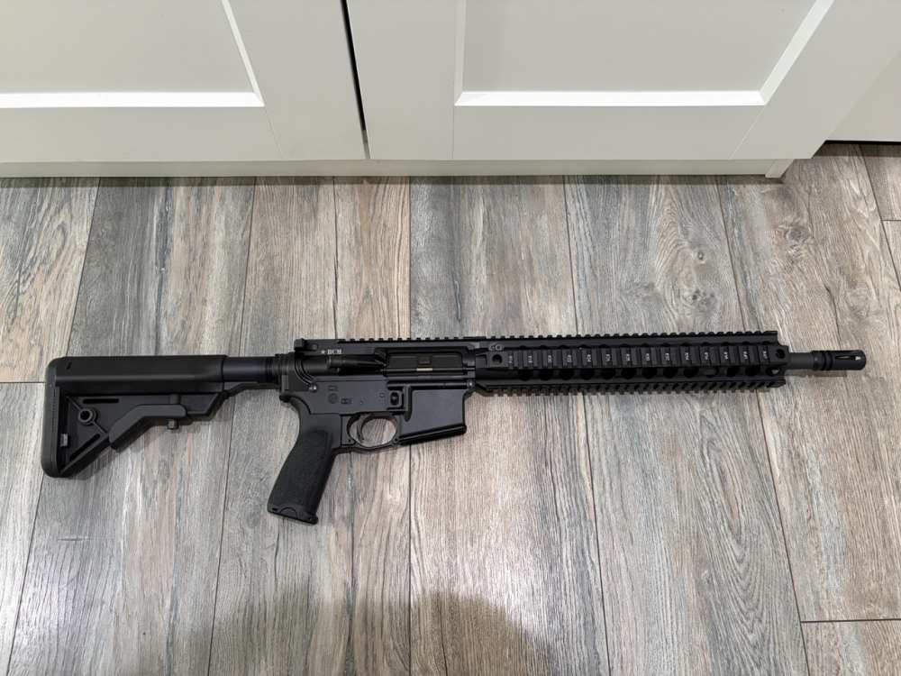 BCM 14.5" 5.56 NATO - Mid-Length Upper (QRF-12) / Aero X15 Lower-img-0