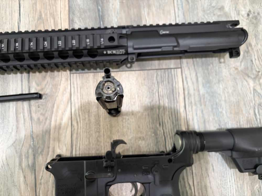 BCM 14.5" 5.56 NATO - Mid-Length Upper (QRF-12) / Aero X15 Lower-img-5
