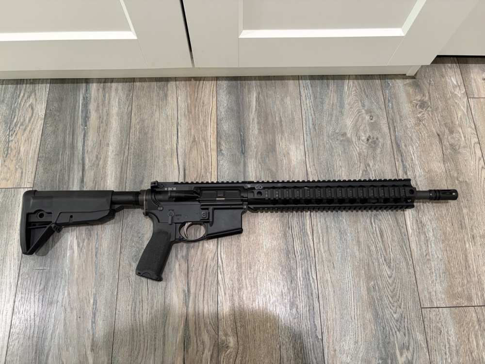 BCM 14.5" 5.56 NATO - Mid-Length Rifle (QRF-12) / Factory BCM Mod 0 Lower -img-0