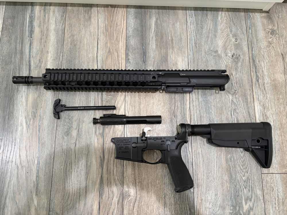 BCM 14.5" 5.56 NATO - Mid-Length Rifle (QRF-12) / Factory BCM Mod 0 Lower -img-3