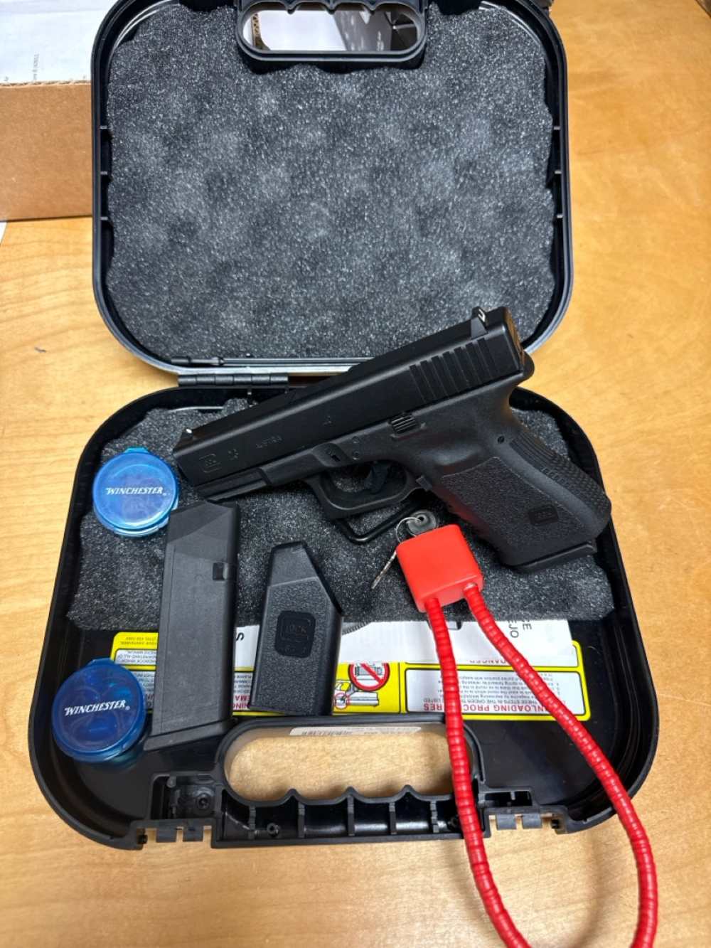Glock 23 GEN 3 - 40S&W - VGC - W/Box - PENNY! .01! NR!-img-0